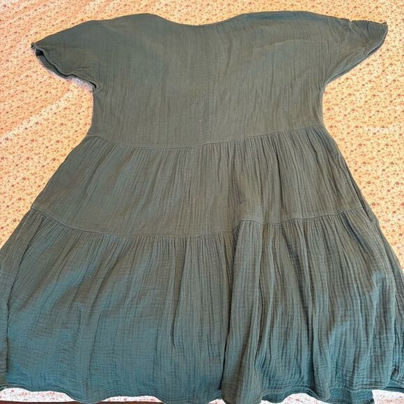 Madewell Lightspun Popover Tiered Mini Dress - Picture 11 of 11